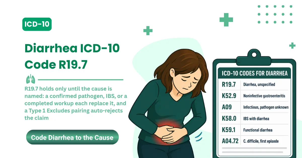 Diarrhea ICD-10 R19.7: FY2026 Billing Guide for Providers