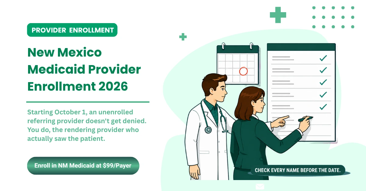 NM Medicaid Provider Enrollment in 2026: The YES.NM.GOV Portal, the October 1 ORP Deadline, and All Four Turquoise Care MCOs